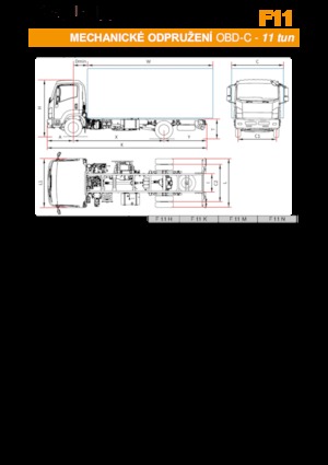 Твърдо шаси Isuzu F11 H