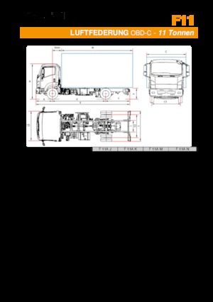 Твърдо шаси Isuzu F11 H