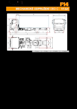 Твърдо шаси Isuzu F14 L