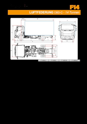 Твърдо шаси Isuzu F14N Q