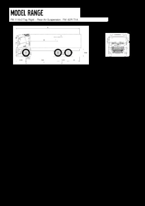 Твърдо шаси Volvo Trucks FM11.330 6x2 Tag Rigid