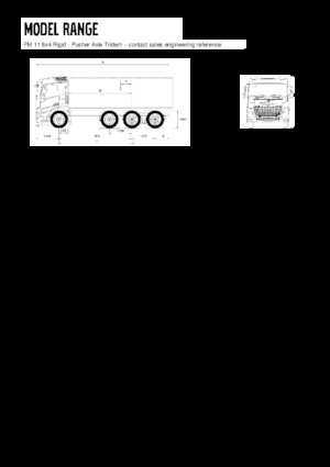 Твърдо шаси Volvo Trucks FM11.330 8x4 Rigid - Pusher Axle Tridem