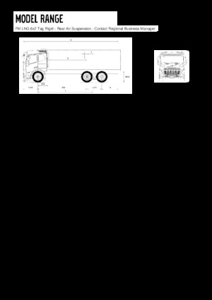 Твърдо шаси Volvo Trucks FM420 LNG 6x2 Tag Rigid