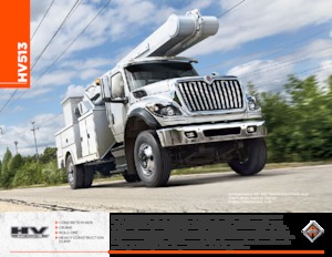 Твърдо шаси International HV513 113 Crew Cab International A26