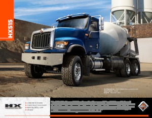 Твърдо шаси International HX515 114 Day Cab  Navistar N13