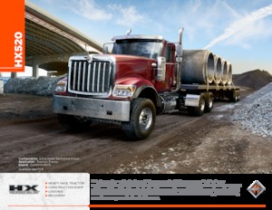 Твърдо шаси International HX520 120 Day Cab Cummins ISX15