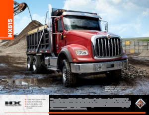 Твърдо шаси International HX615 115 Day Cab Navistar N13