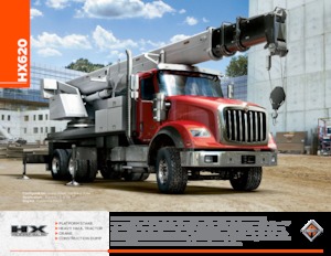 Твърдо шаси International HX620 119 Day Cab Cummins ISX15