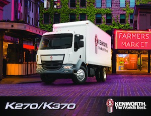 Твърдо шаси Kenworth K270 Day Cab PX-7 4x2