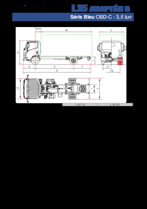 Твърдо шаси Isuzu L35 F S