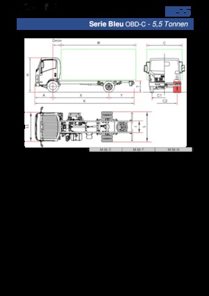 Твърдо шаси Isuzu M55 E