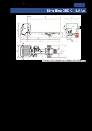 Твърдо шаси Isuzu N35 H