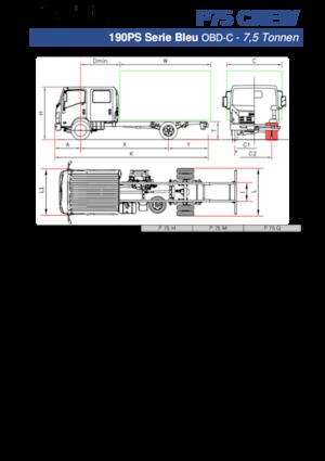 Твърдо шаси Isuzu P75 Q Crew
