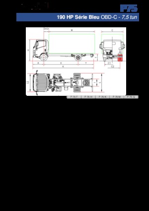 Твърдо шаси Isuzu P75 Q