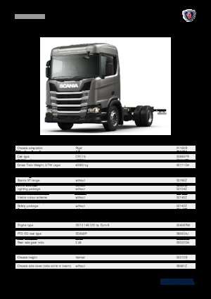 Твърдо шаси Scania R 370 B4x2NZ