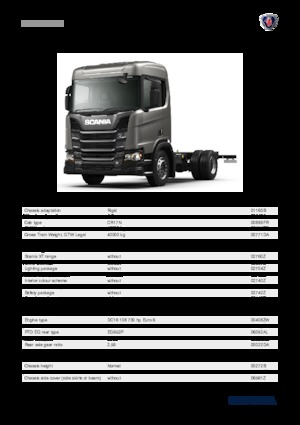 Твърдо шаси Scania R 730 B4x2NZ