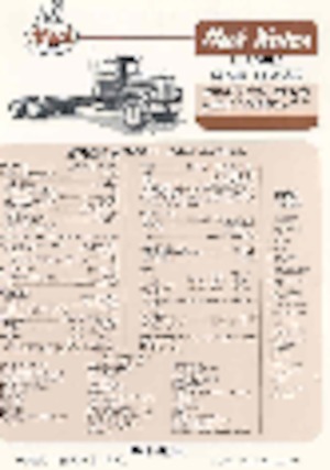 Твърдо шаси Mack RL400LS CA49 Cummins VB-210 6x2
