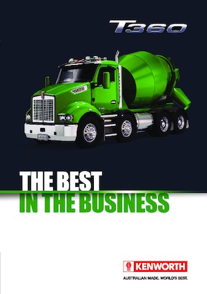 Твърдо шаси Kenworth T360 Day Cab ISLE5 8x4