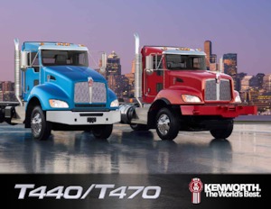 Твърдо шаси Kenworth T470 Day Cab PX-9 6x4