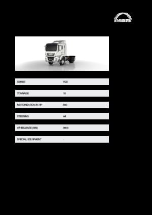 Твърдо шаси MAN TGS 18.500 4x4