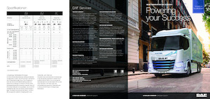 Твърдо шаси DAF XF 350 FAN Electric