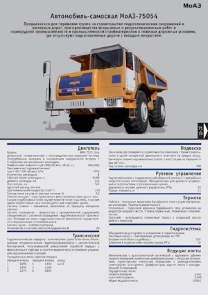 Камиони-самосвали Belaz 75054
