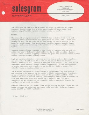 Камиони-самосвали Caterpillar 769B