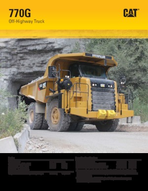 Камиони-самосвали Caterpillar 770G
