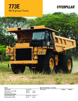 Камиони-самосвали Caterpillar 773E