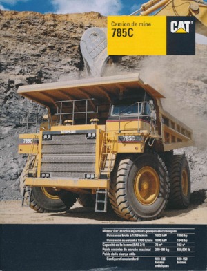 Камиони-самосвали Caterpillar 785C