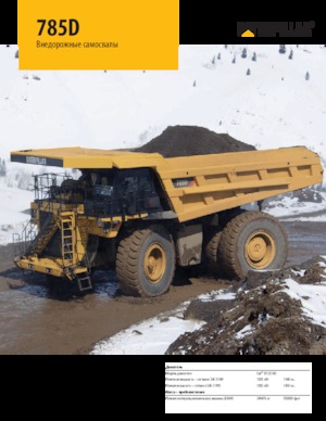 Камиони-самосвали Caterpillar 785D