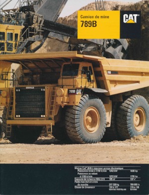 Камиони-самосвали Caterpillar 789B