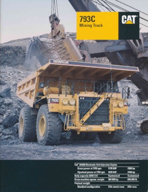 Камиони-самосвали Caterpillar 793C