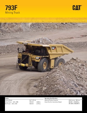 Камиони-самосвали Caterpillar 793F