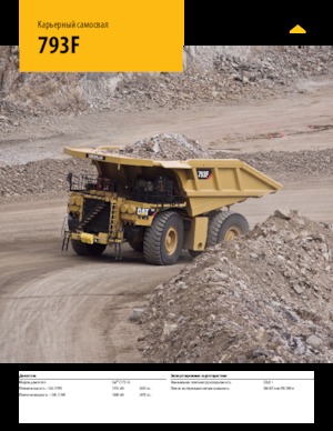 Камиони-самосвали Caterpillar 793F