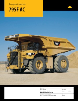 Камиони-самосвали Caterpillar 795F AC