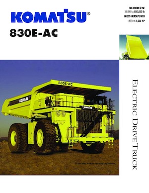 Камиони-самосвали Komatsu 830E-1AC