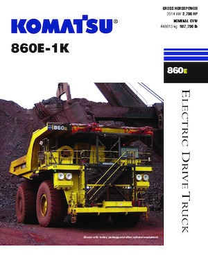 Камиони-самосвали Komatsu 860E-1K