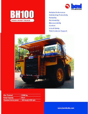 Камиони-самосвали Beml BH100