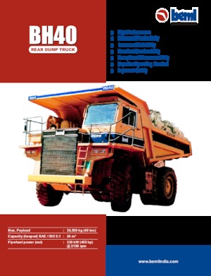 Камиони-самосвали Beml BH40