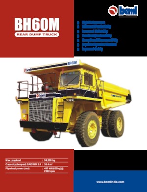 Камиони-самосвали Beml BH60M