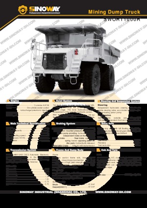 Камиони-самосвали Sinoway SWORT1000R