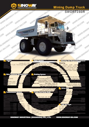 Камиони-самосвали Sinoway SWORT280R