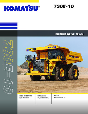 Камиони-самосвали Komatsu 730E-10