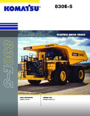 Камиони-самосвали Komatsu 830-E