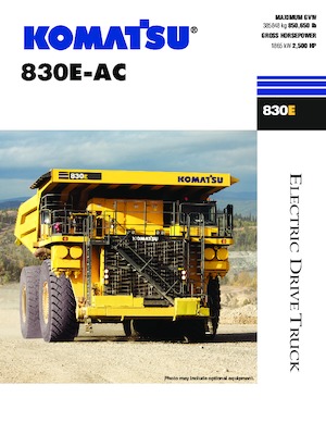 Камиони-самосвали Komatsu 830E-AC