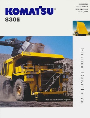 Камиони-самосвали Komatsu 830E