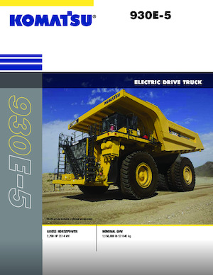 Камиони-самосвали Komatsu 930E