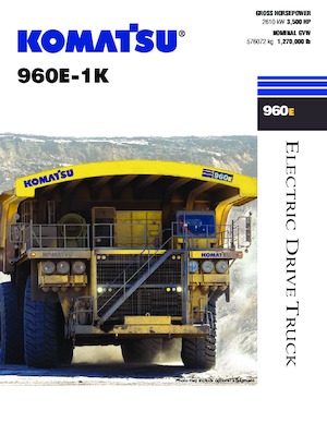 Камиони-самосвали Komatsu 960E-1K