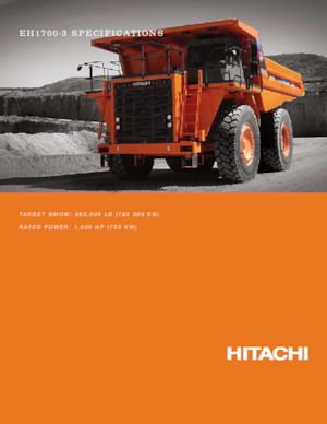 Камиони-самосвали Hitachi EH1700-3